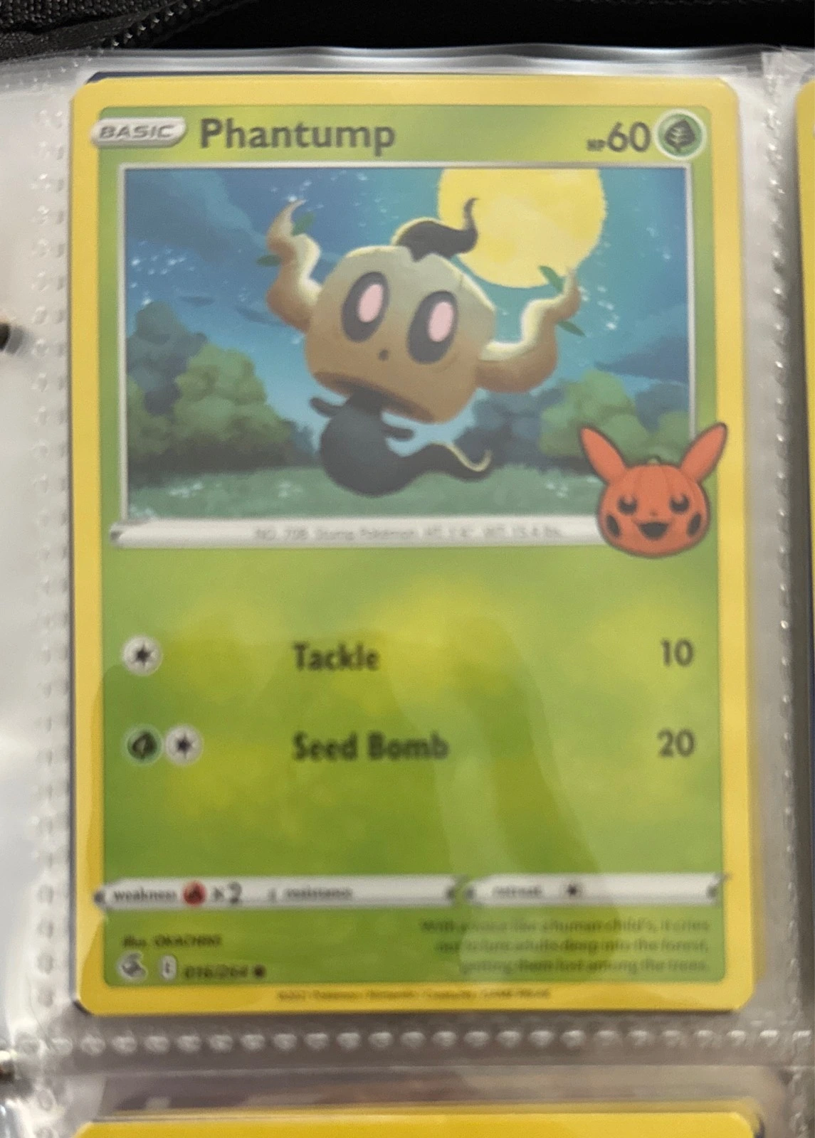 Phantump - Pokémon Trading Card Game Halloween BOOster Bundle #016/030