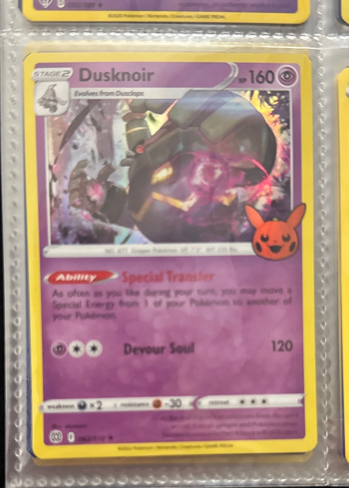 Dusknoir - Trick or Trade BOOster Bundle #062/172
