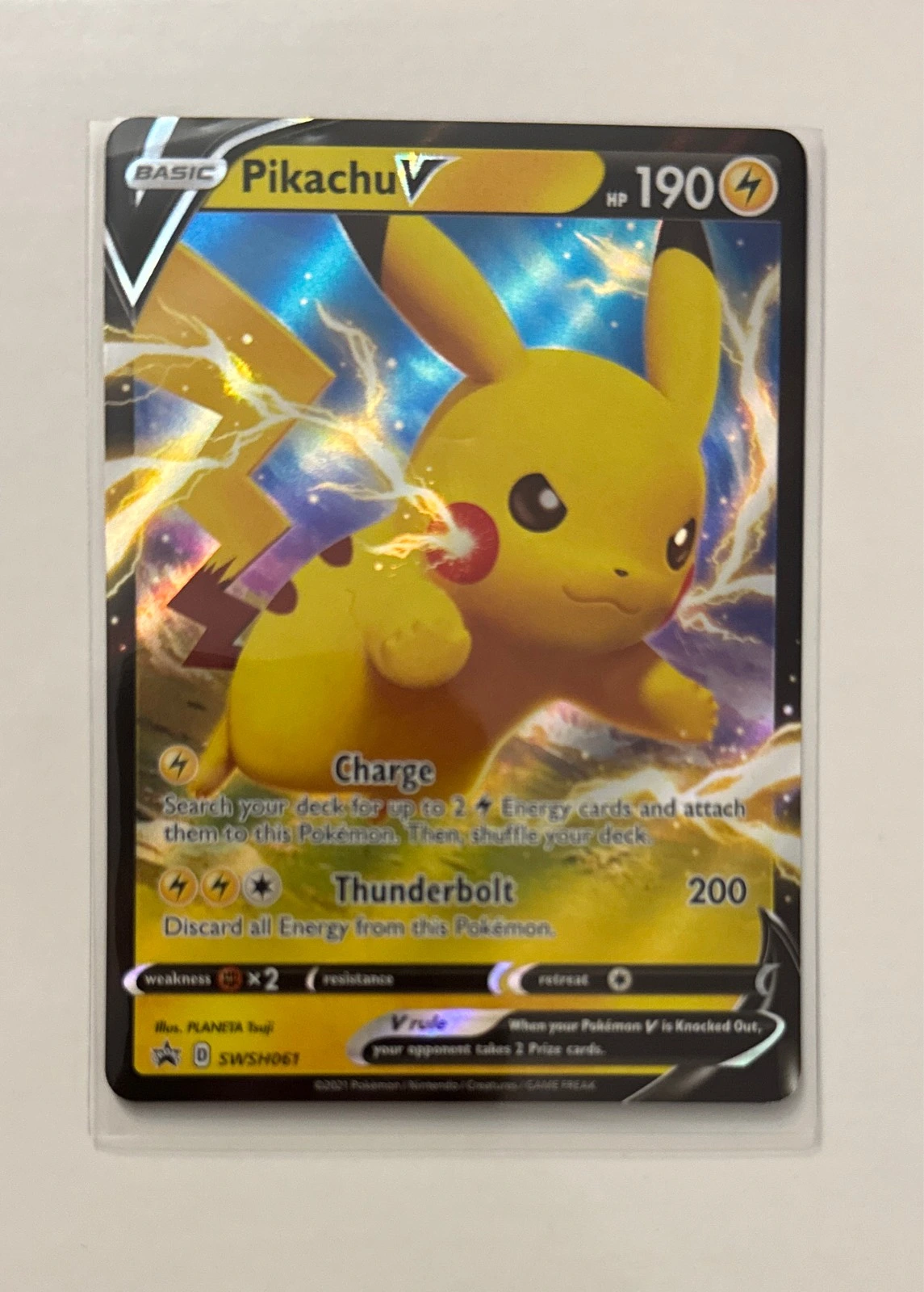 Pikachu V - Sword & Shield Promos #SWSH061