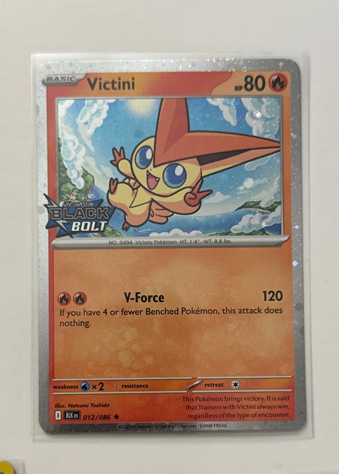 Victini - Scarlet & Violet Black Bolt #012/086