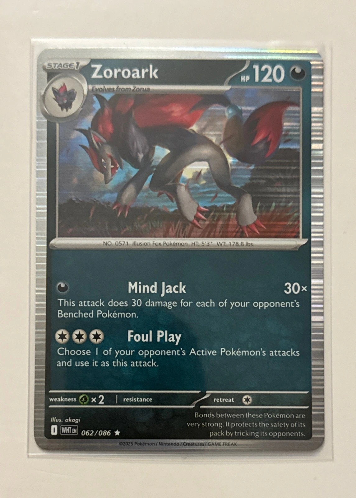 Zoroark - Black & White #062/086