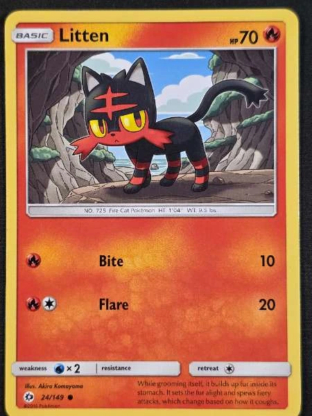 Litten - Sun & Moon #24/149