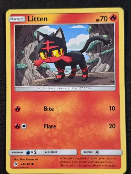 Litten - Sun & Moon #24/149