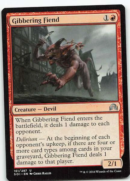 Gibbering Fiend - Shadows over Innistrad #161/297