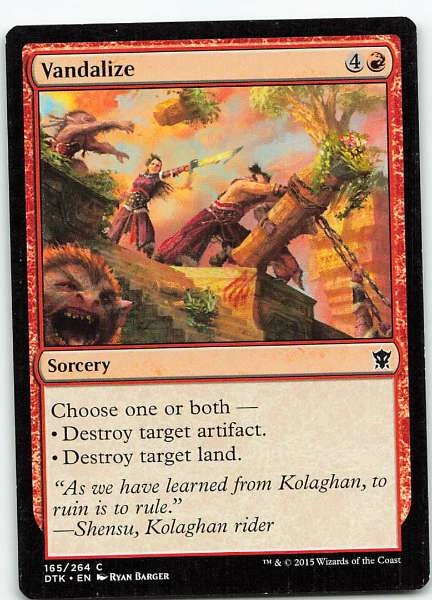 Vandalize - Dragons of Tarkir #165/264