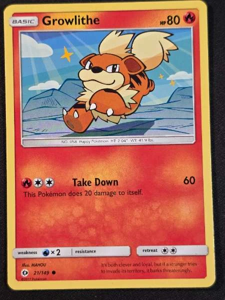 Growlithe - Sun & Moon #21/149
