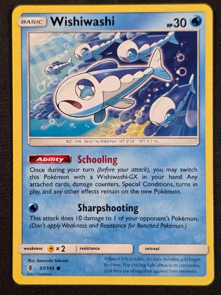Wishiwashi - Guardians Rising #37/145