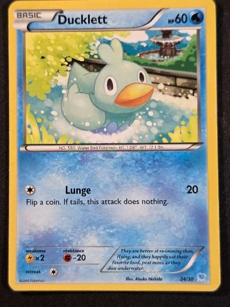 Ducklett - XY Trainer Kit: Pikachu Libre & Suicune #24/30