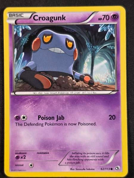 Croagunk - Legendary Treasures #62/113