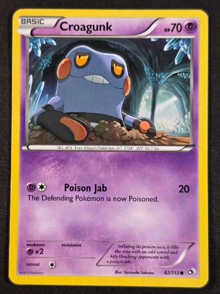 Croagunk - Legendary Treasures #62/113