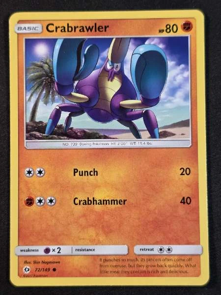Crabrawler - Sun & Moon Base Set #72/149