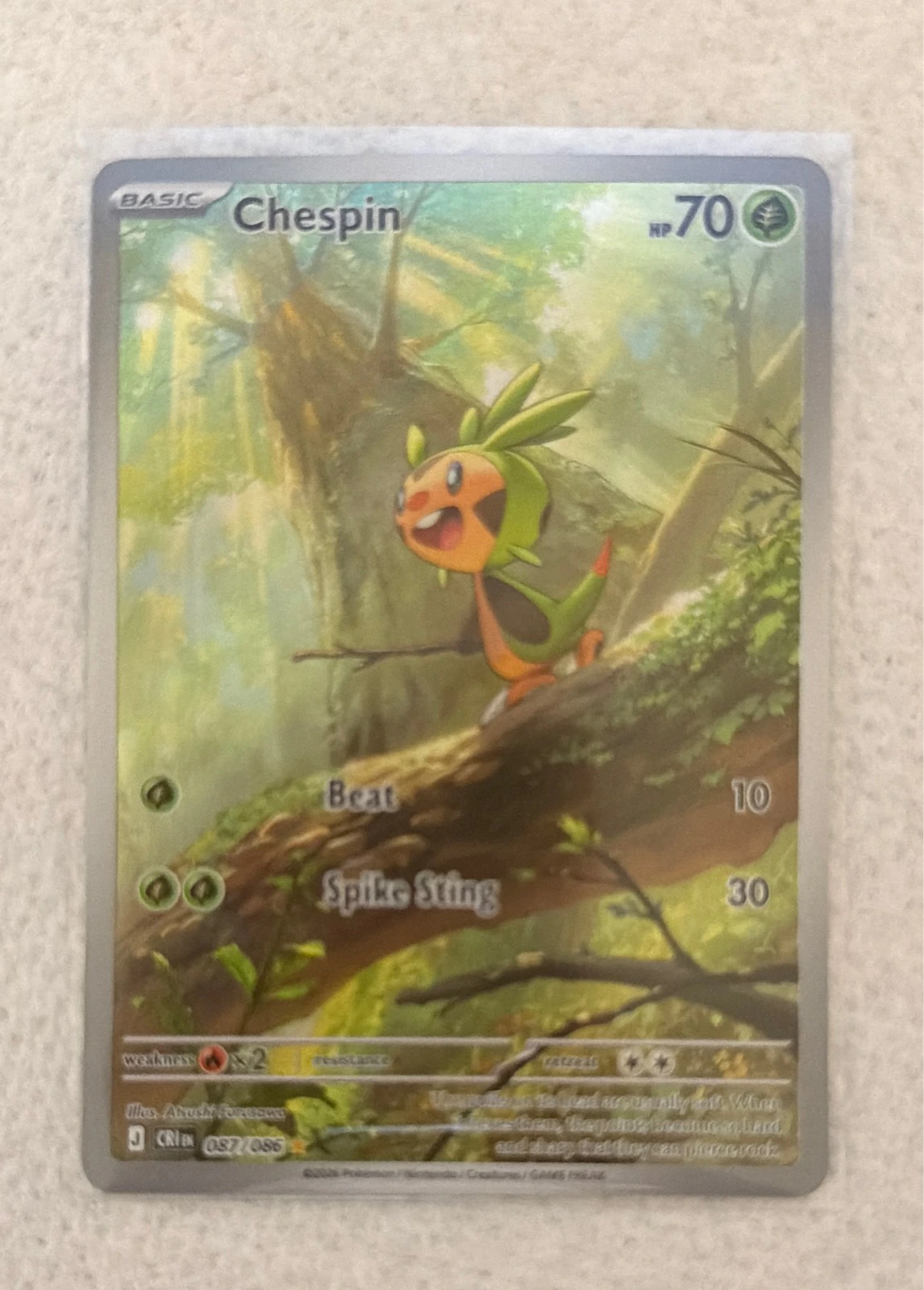 Chespin - Chaos rising #087/086