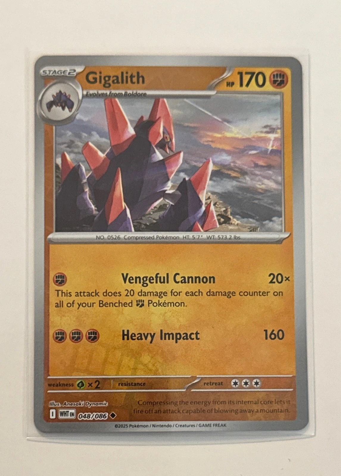 Gigalith - Pokémon TCG: Scarlet & Violet—Prismatic Evolutions #048/086