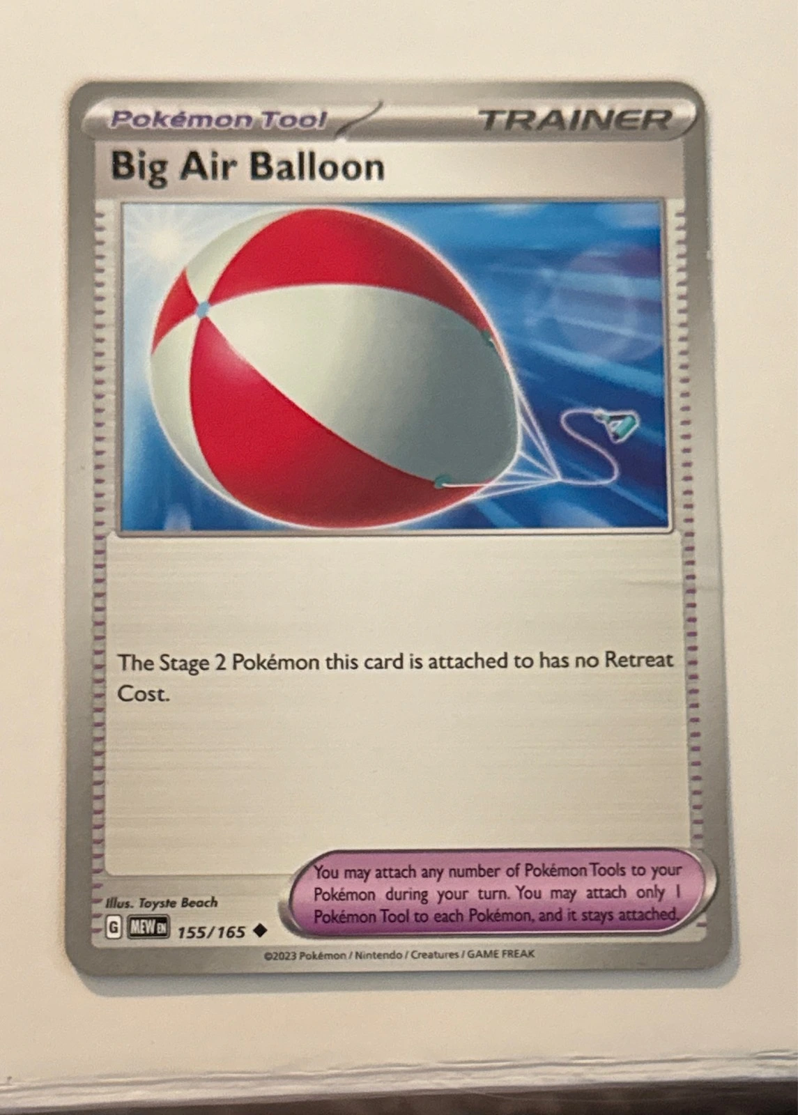 Big Air Balloon - Pokémon 151 #155/165
