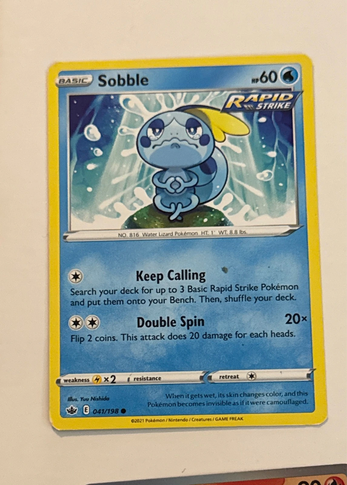 Sobble - Chilling Reign #041/198