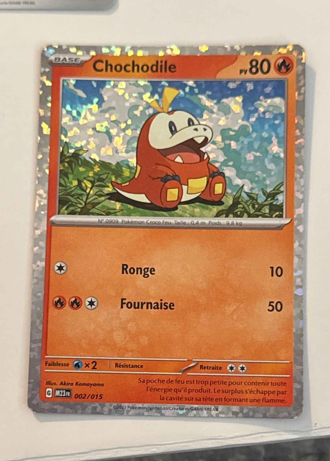 Chochodile - McDonald's Pokémon Match Battle #002/015