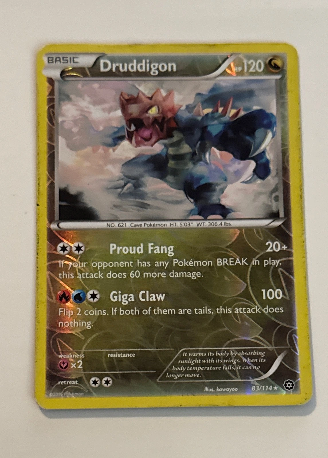 Druddigon - Fates Collide #83/124