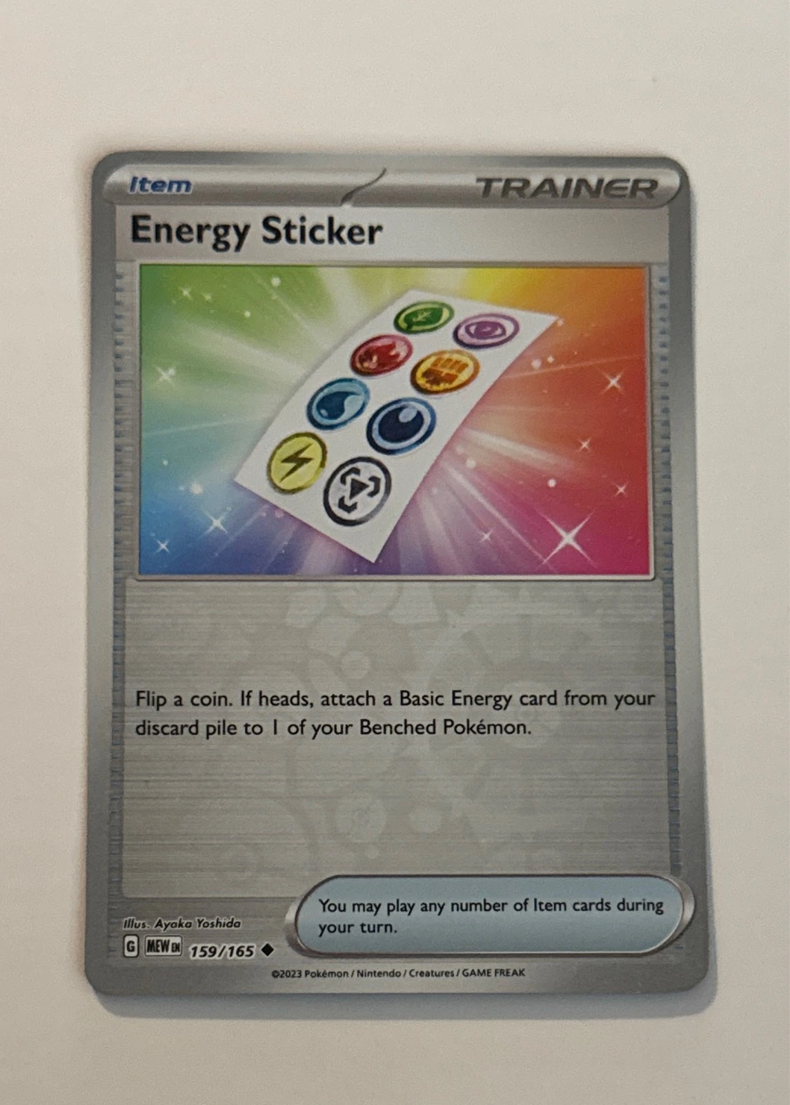 Energy Sticker - Pokémon 151 #159/165