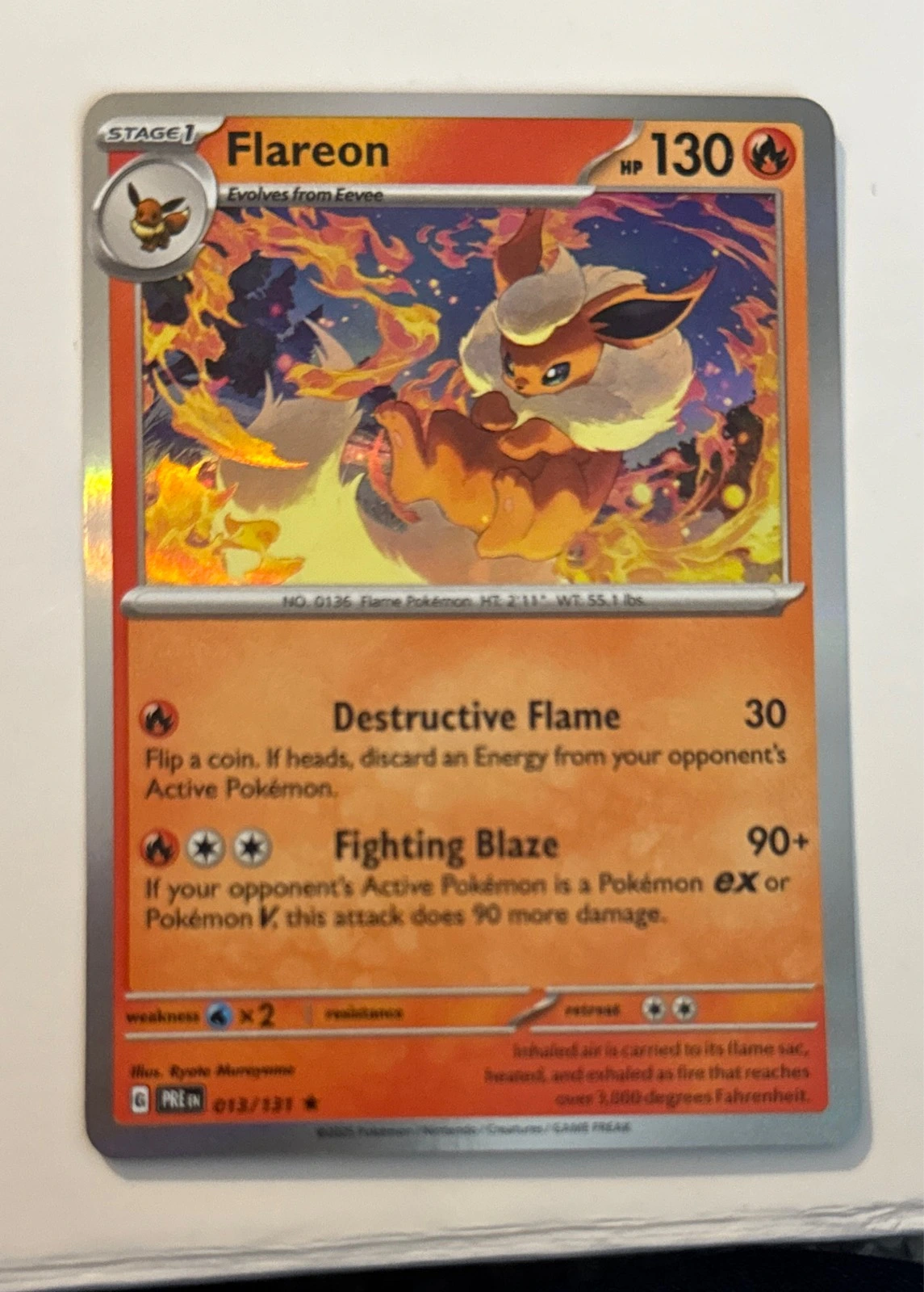 Flareon - Scarlet & Violet—151 #013/165