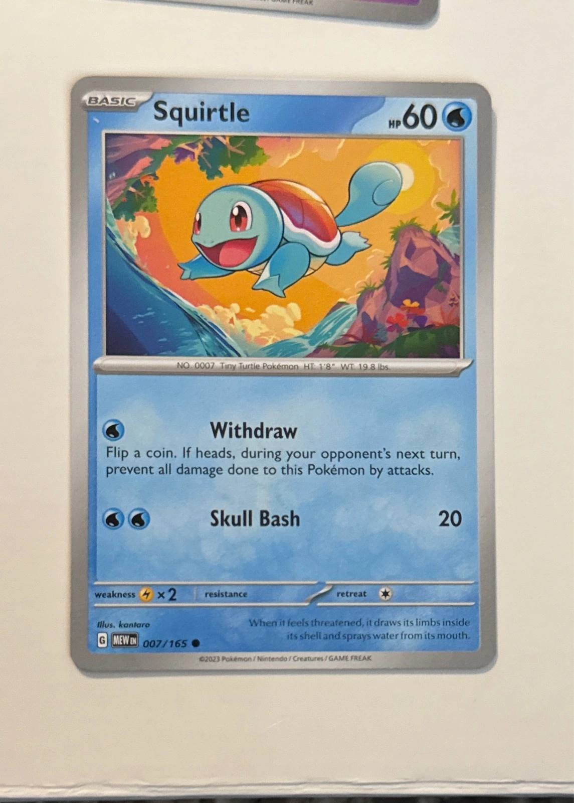 Squirtle - Pokémon 151 #007/165