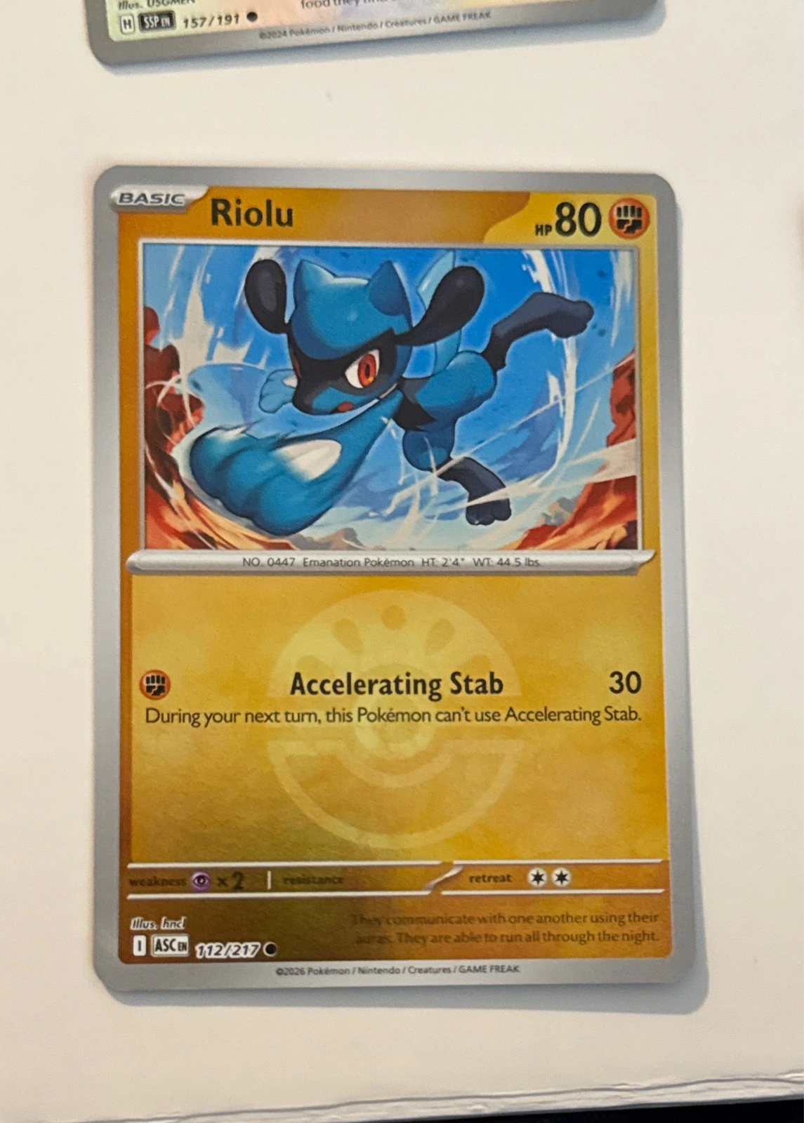 Riolu - Stellar Crown #112/217