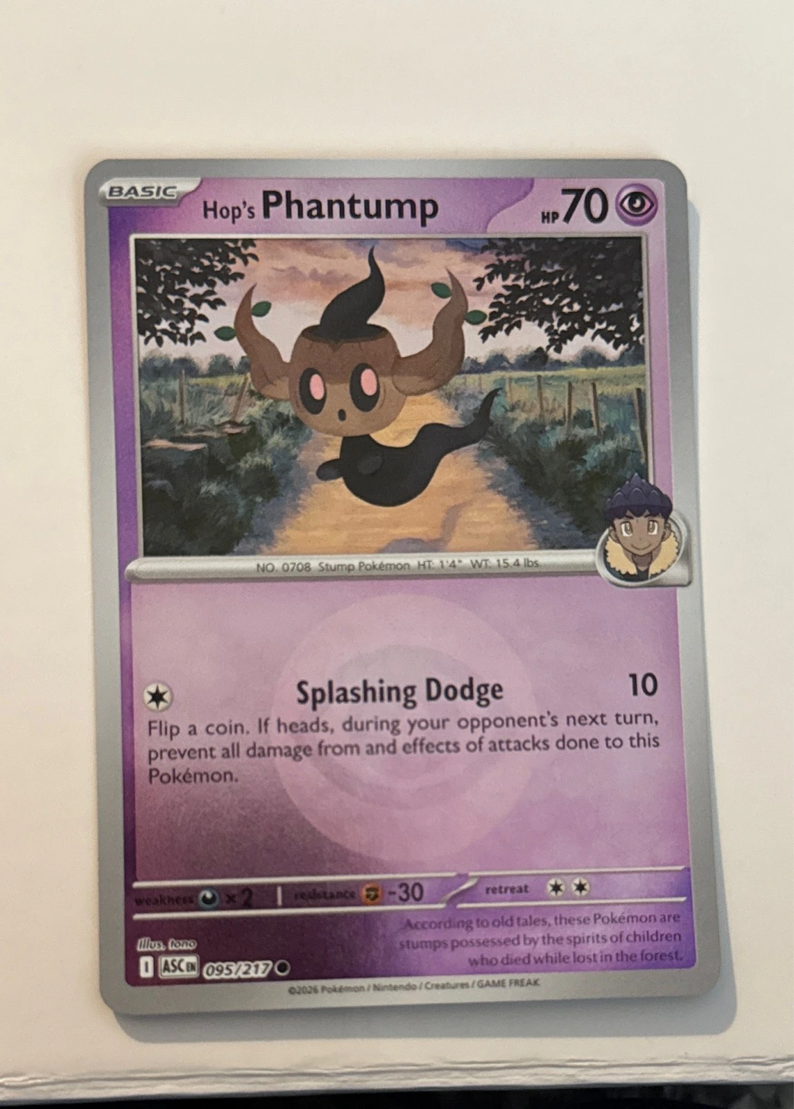 Hop's Phantump - Ascension #095/217