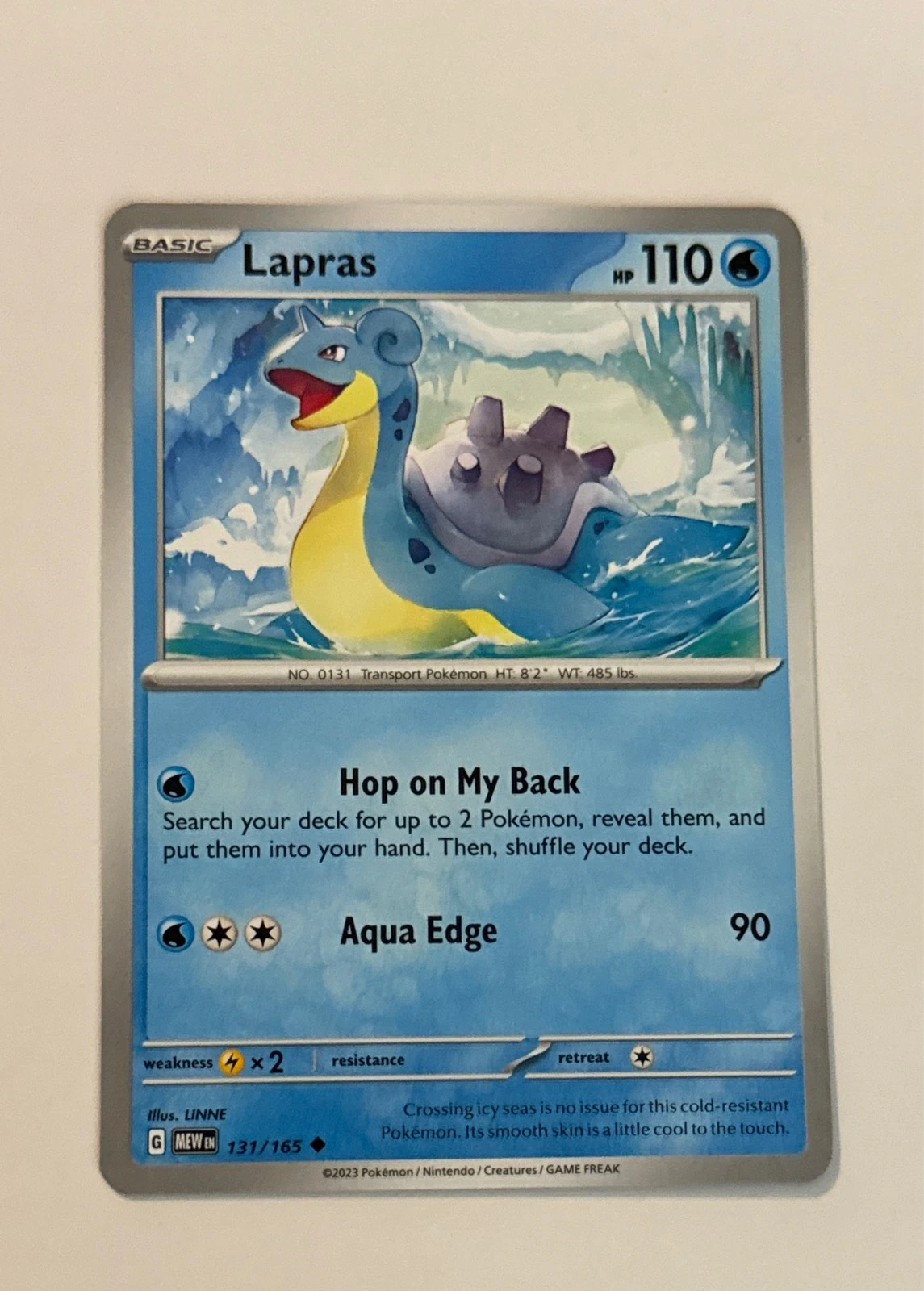 Lapras - Pokémon 151 #131/165