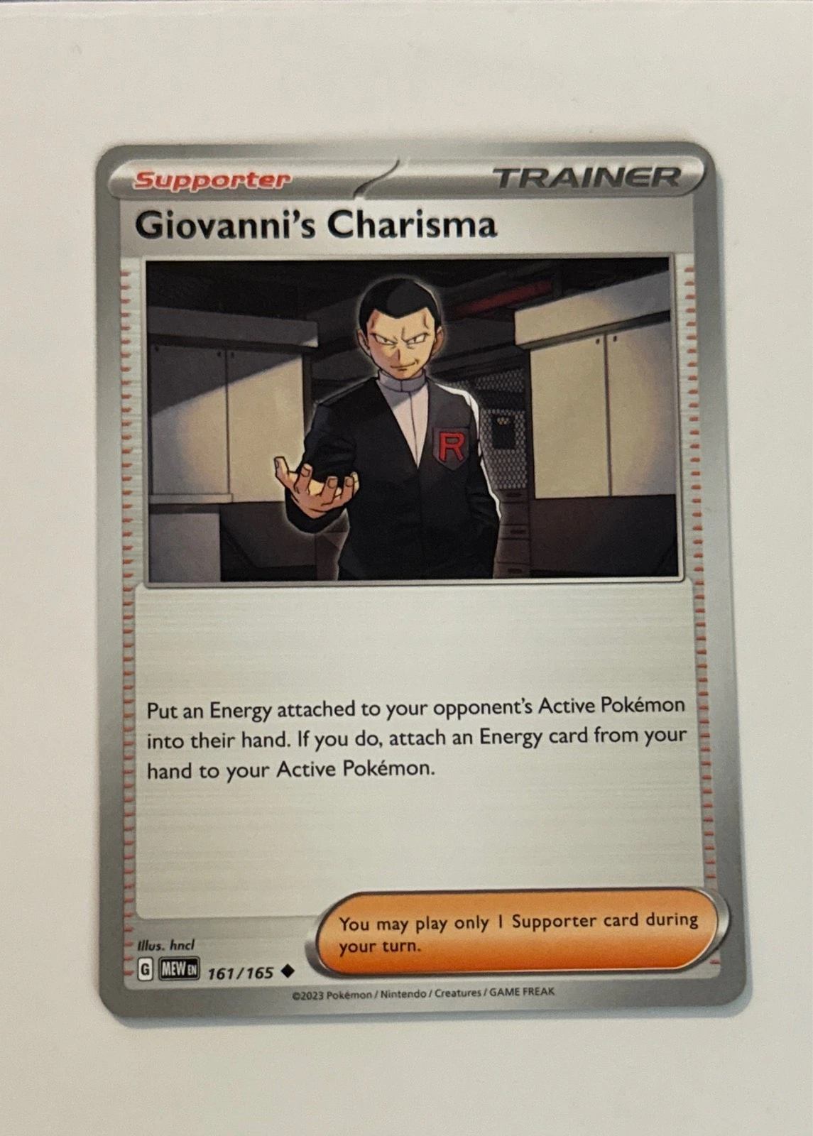 Giovanni's Charisma - Pokémon 151 #161/165
