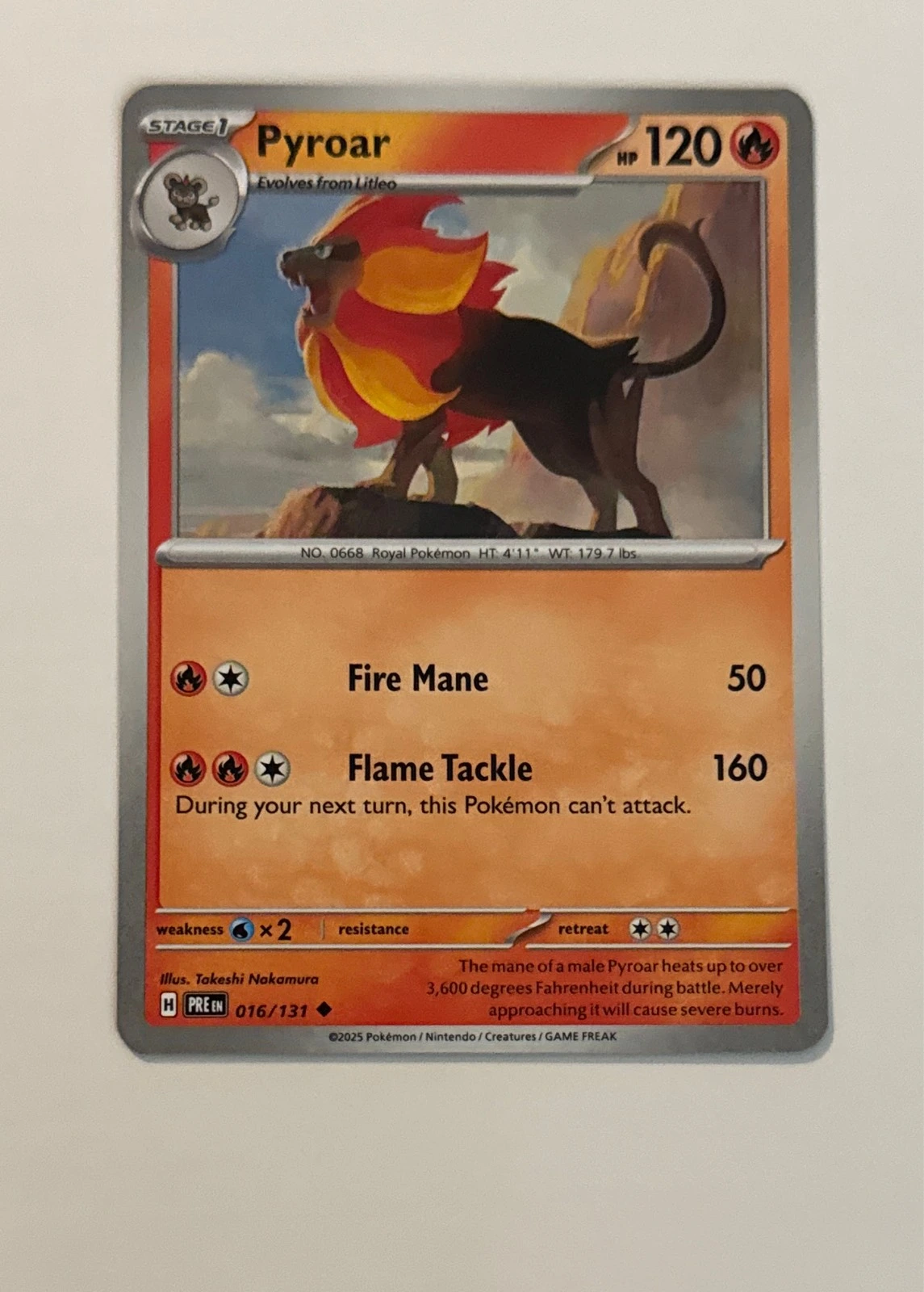 Pyroar - Pokémon TCG Classic #016/131