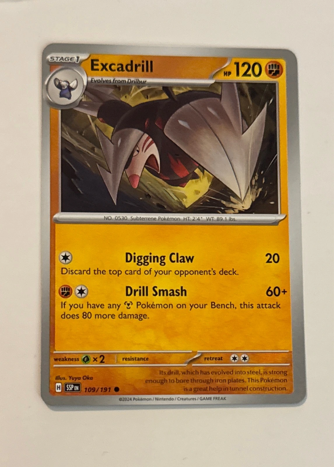 Excadrill - Surging Sparks #109/191