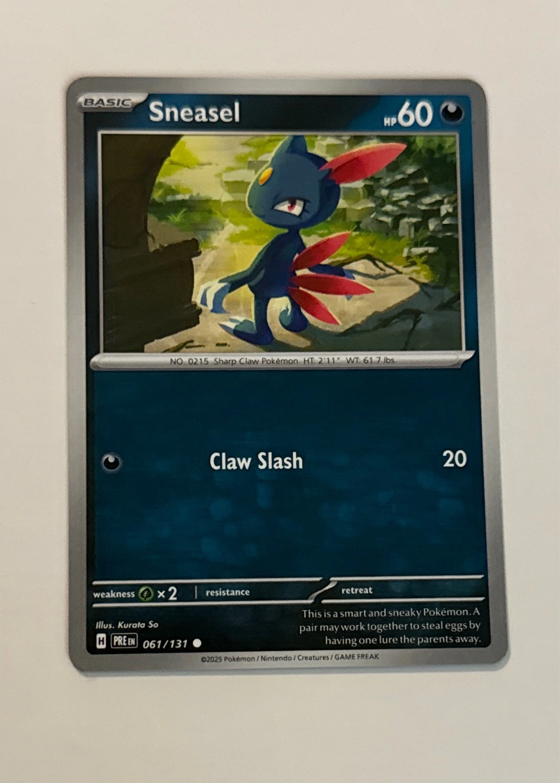 Sneasel - Prismatic Evolutions #061/131