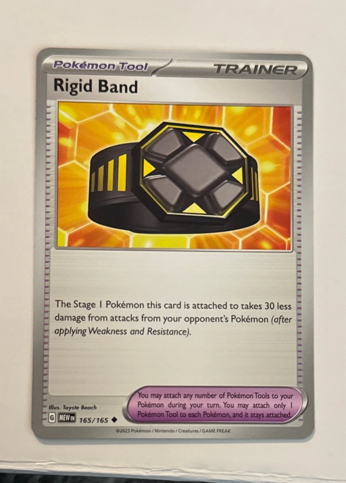 Rigid Band - Pokémon 151 #165/165