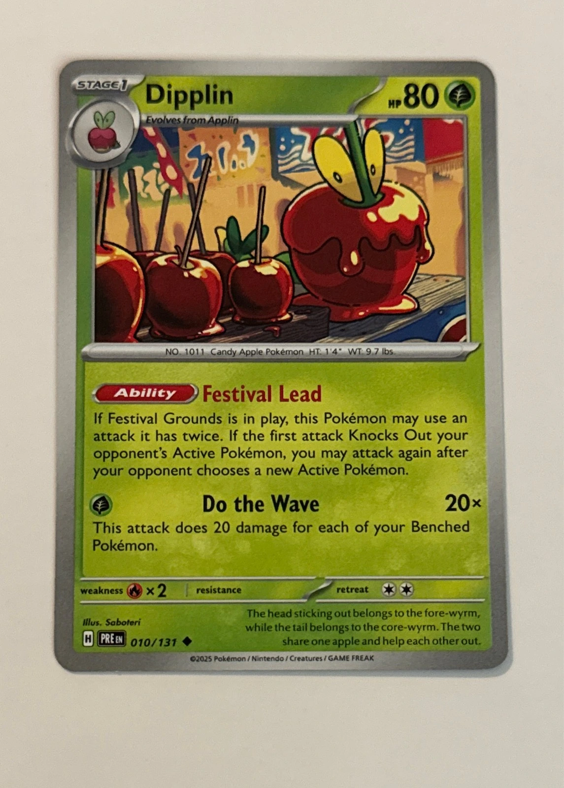 Dipplin - Pokémon TCG: Prismatic Evolutions #010/131