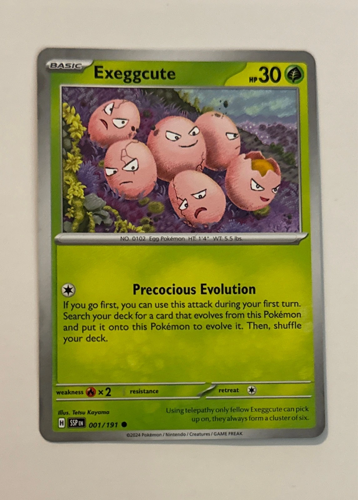 Exeggcute - Stellar Crown #001/191