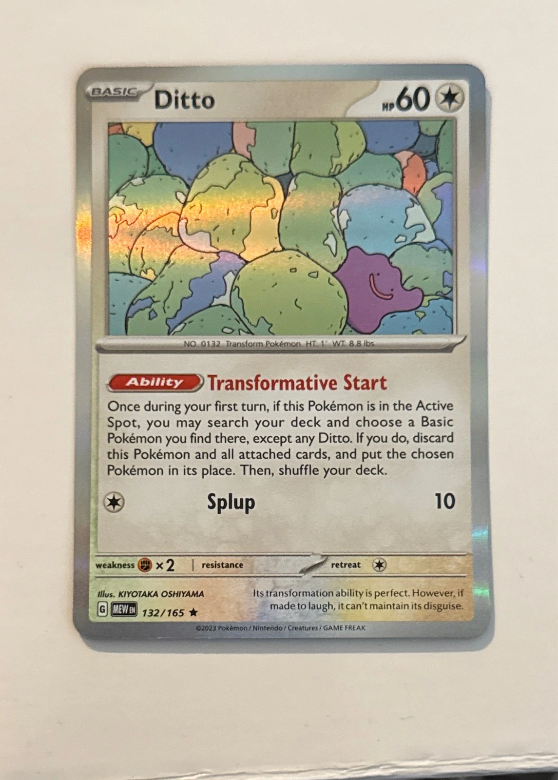 Ditto - Pokémon 151 #132/165