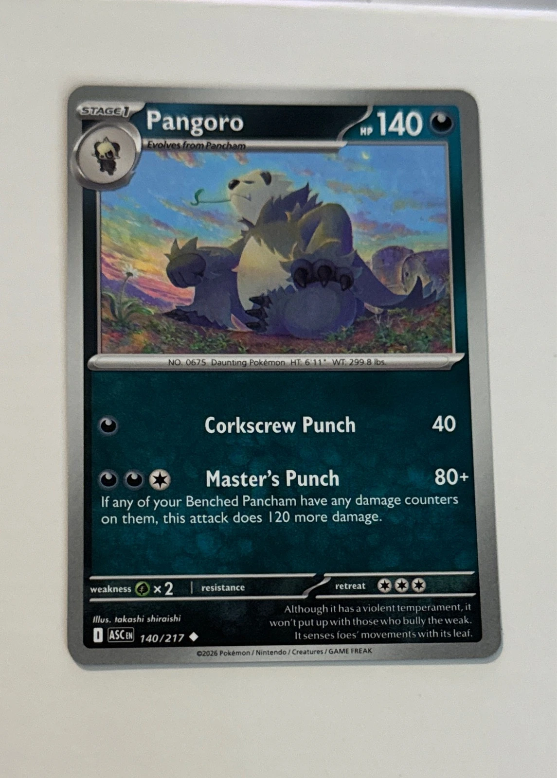 Pangoro - Ascendant #140/217