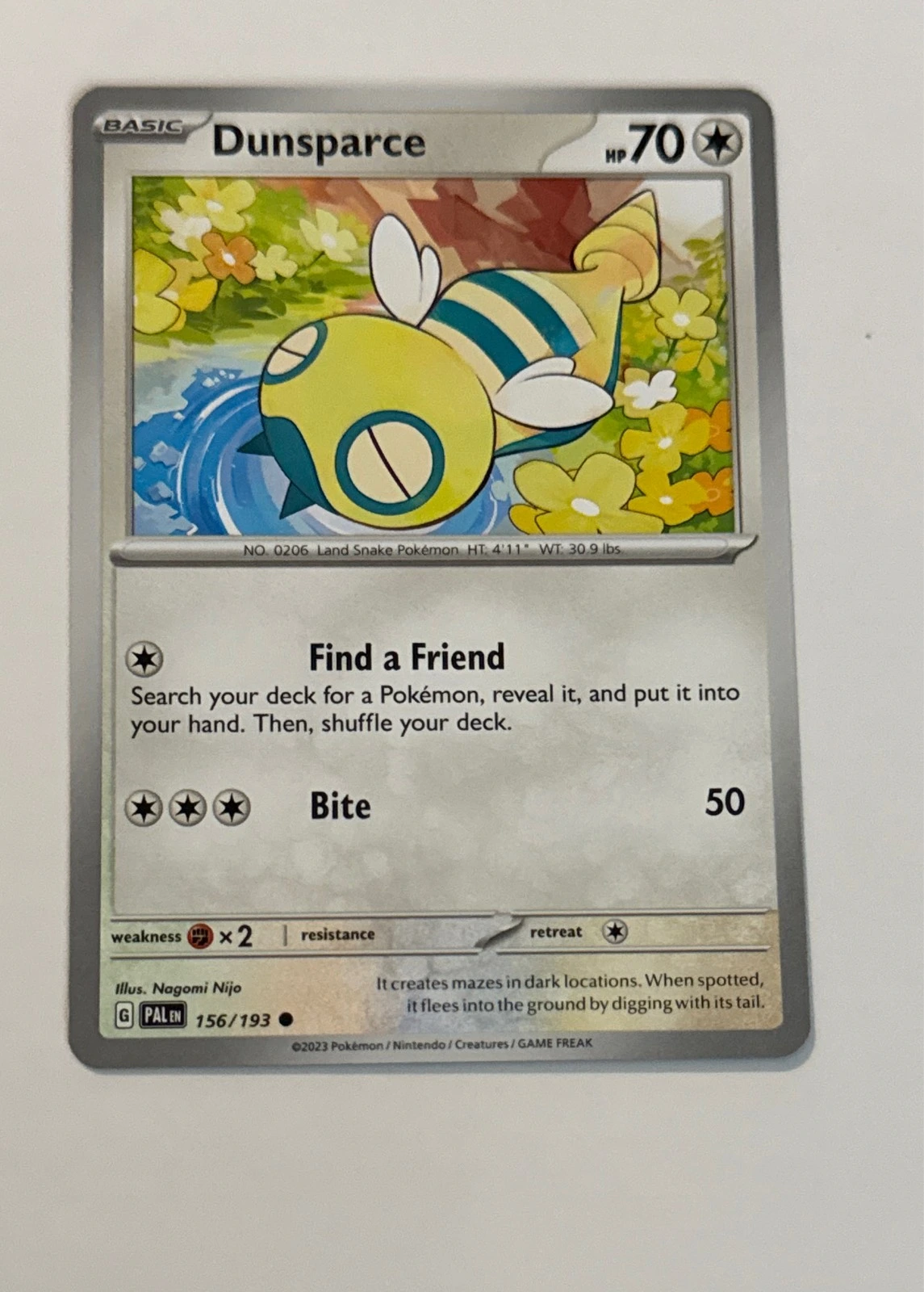 Dunsparce - Scarlet & Violet—Paldea Evolved #156/193