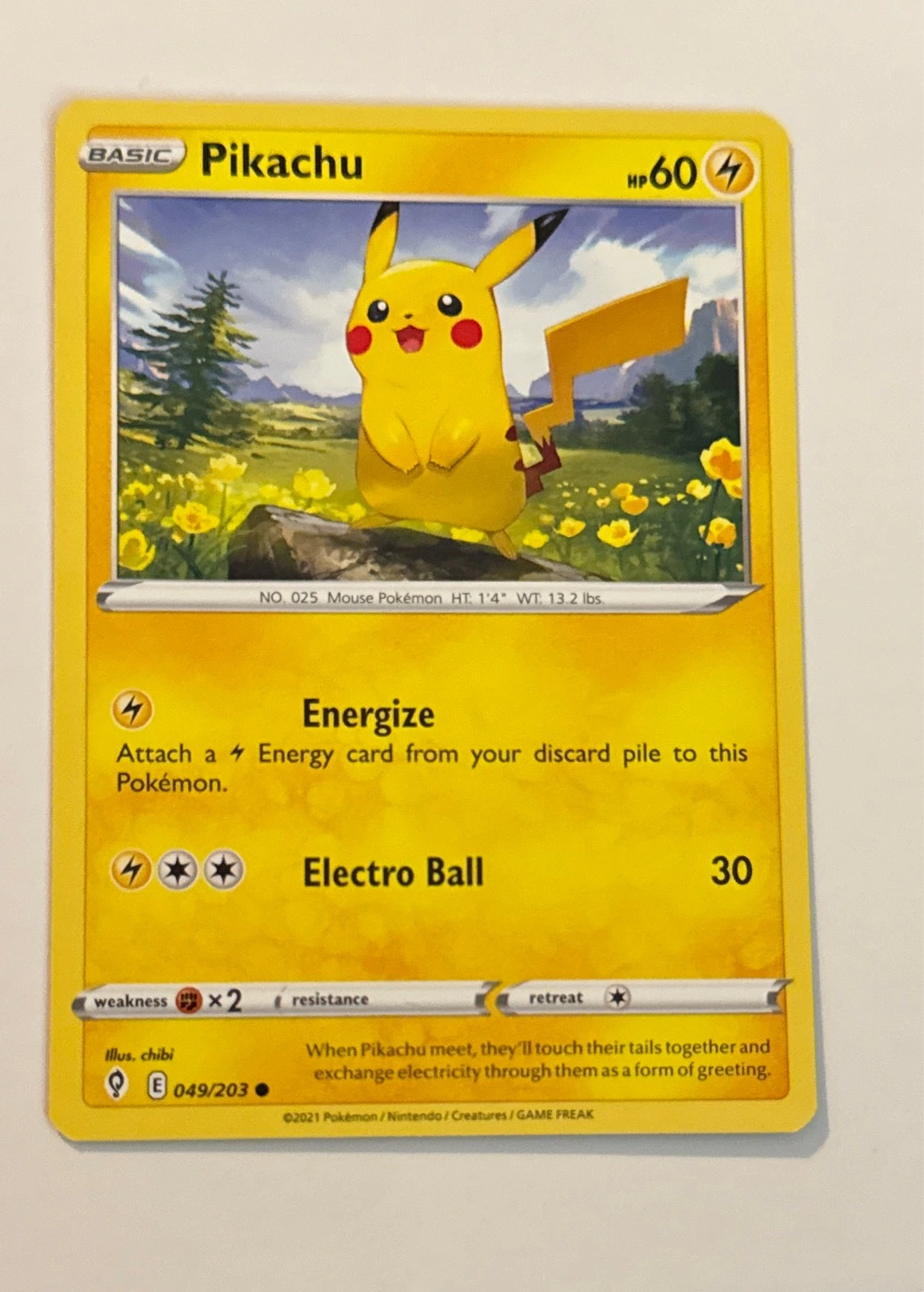 Pikachu - Evolving Skies #049/203