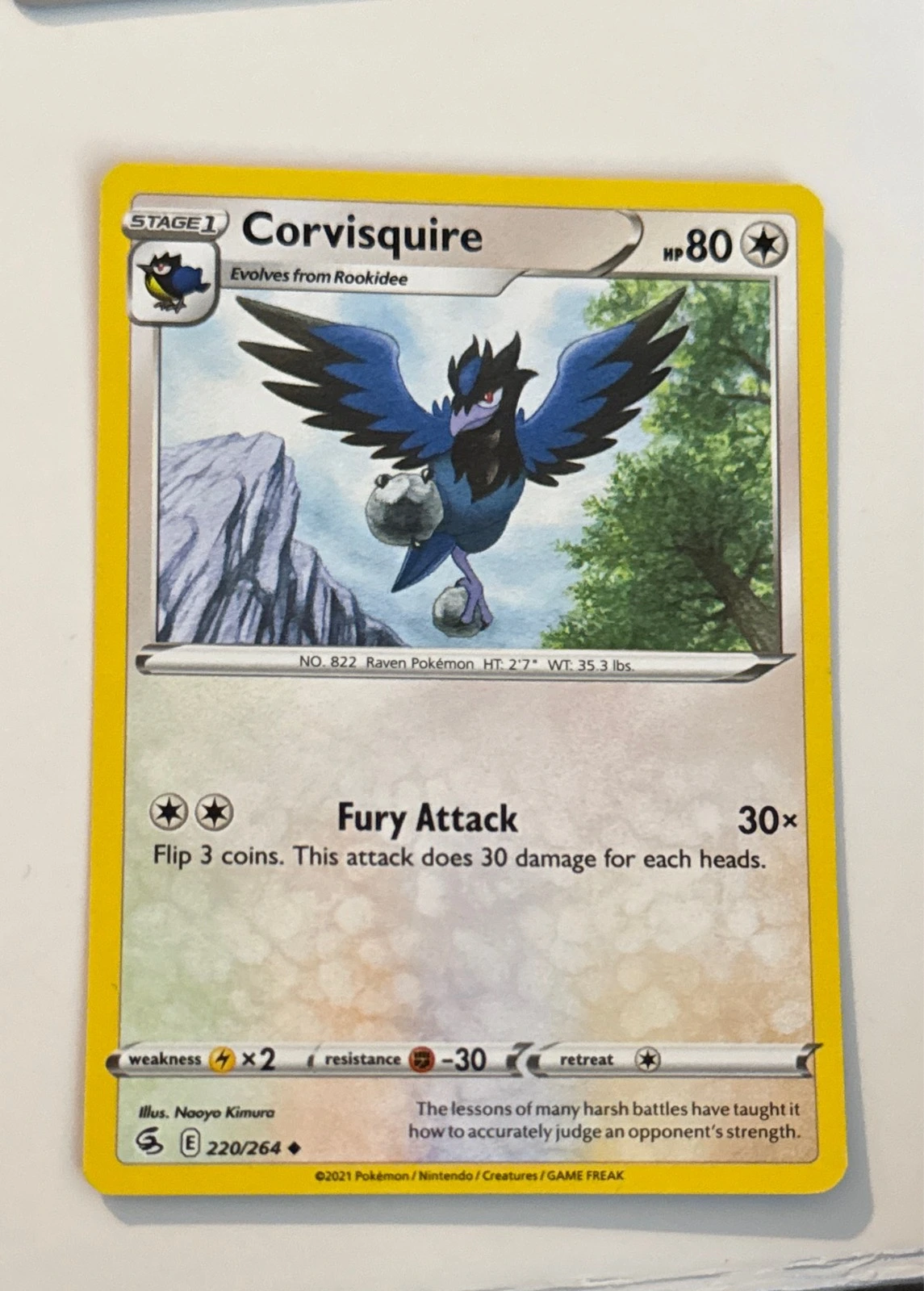 Corvisquire - Fusion Strike #220/264