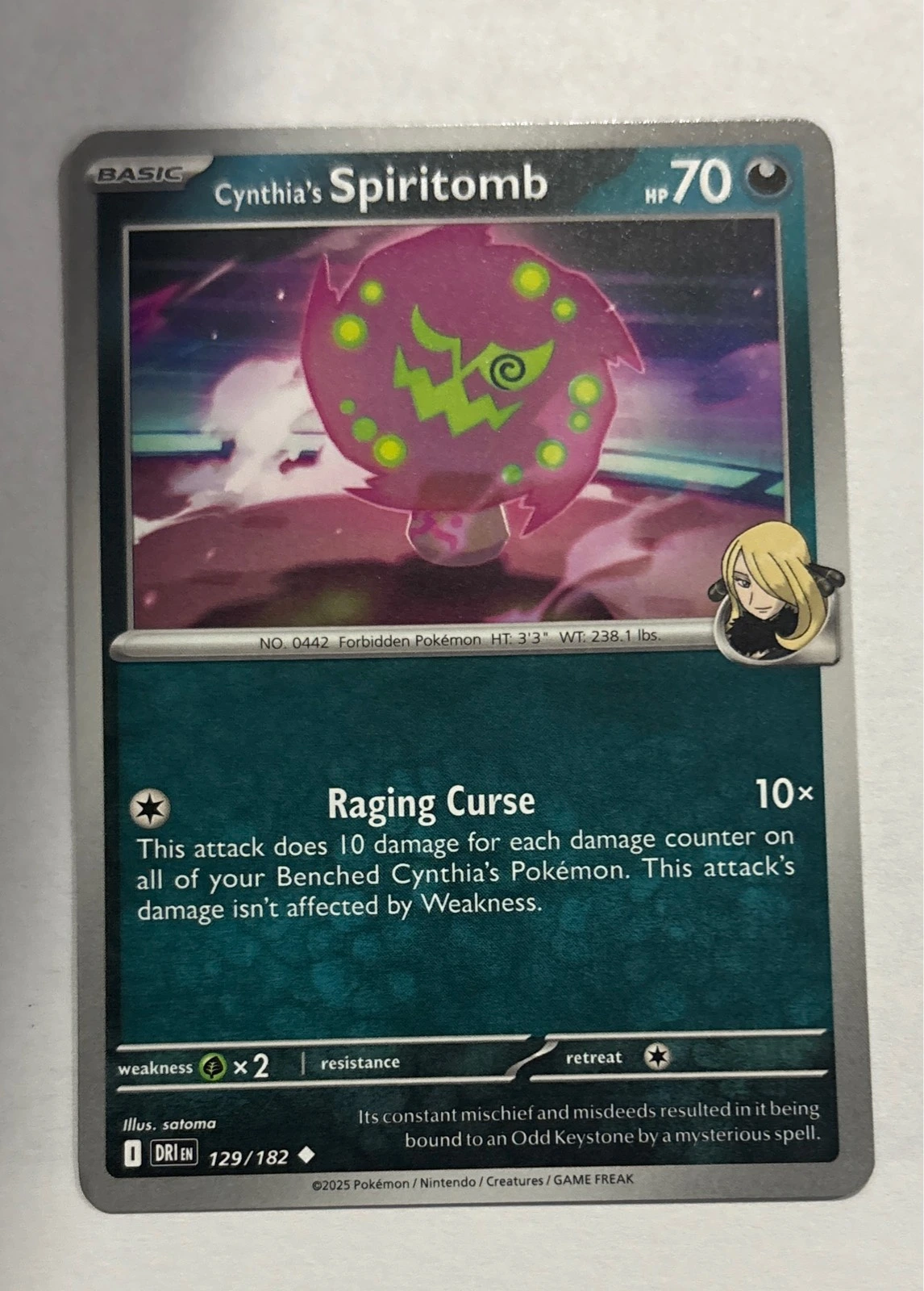 Cynthia's Spiritomb - Destined Rivals #129/182