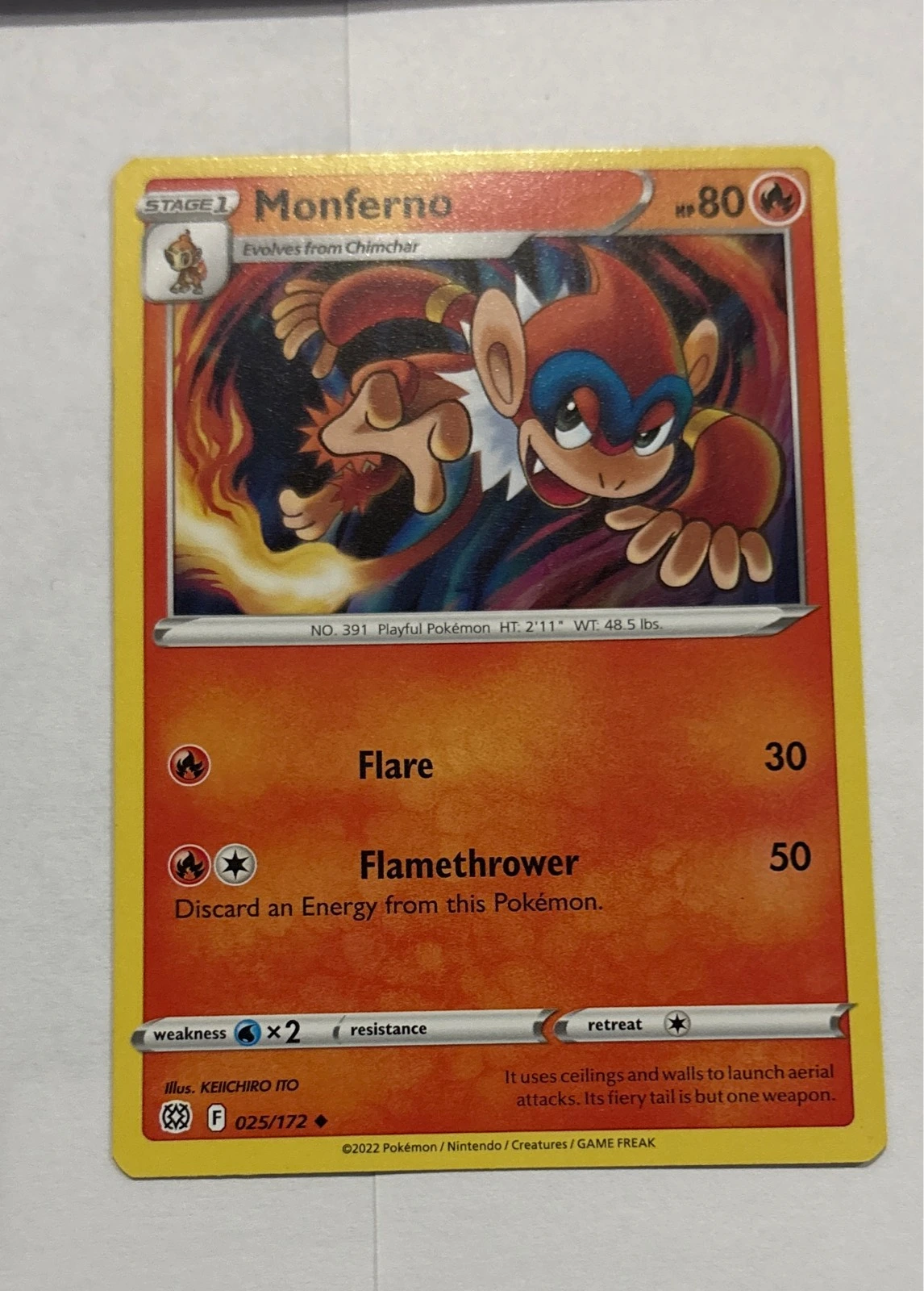 Monferno - Brilliant Stars #025/172