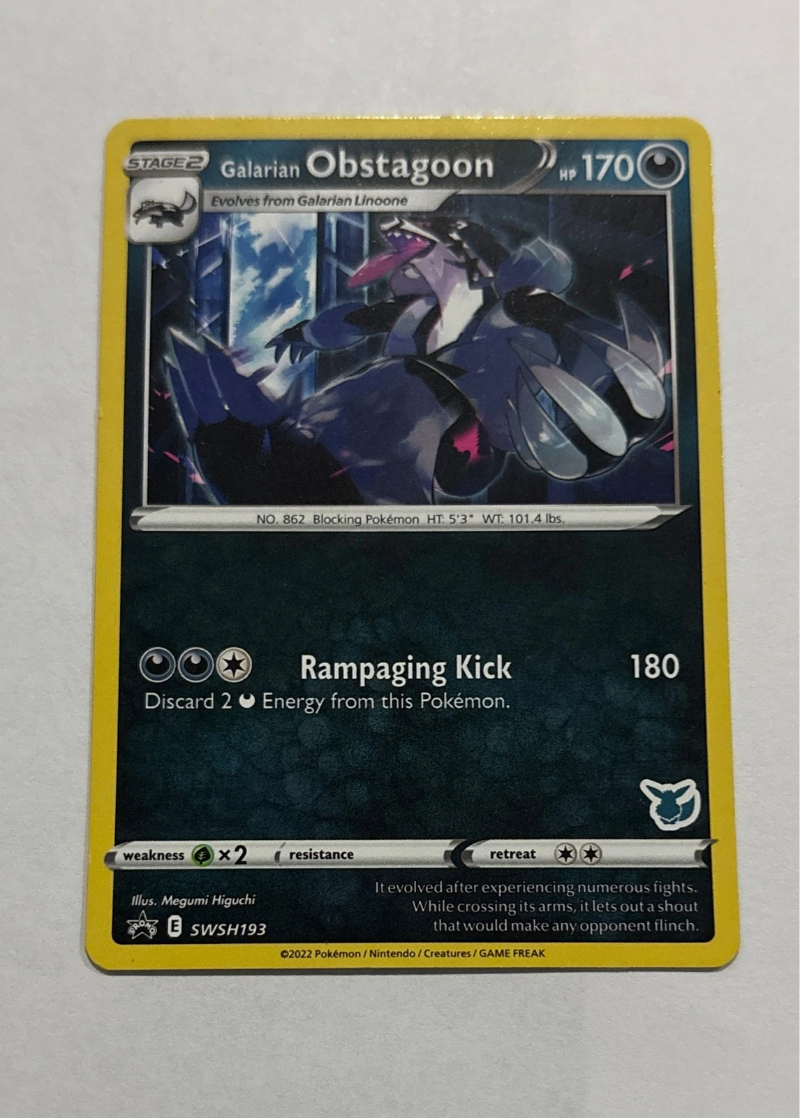 Galarian Obstagoon - Sword & Shield Promos #SWSH193
