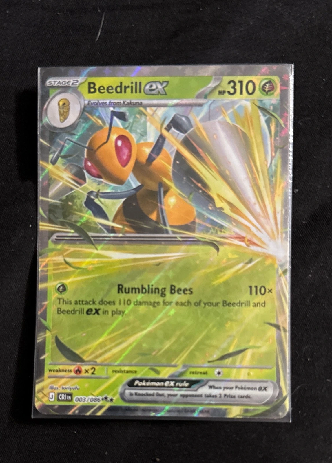 Beedrill ex - Crimson Haze #003/086