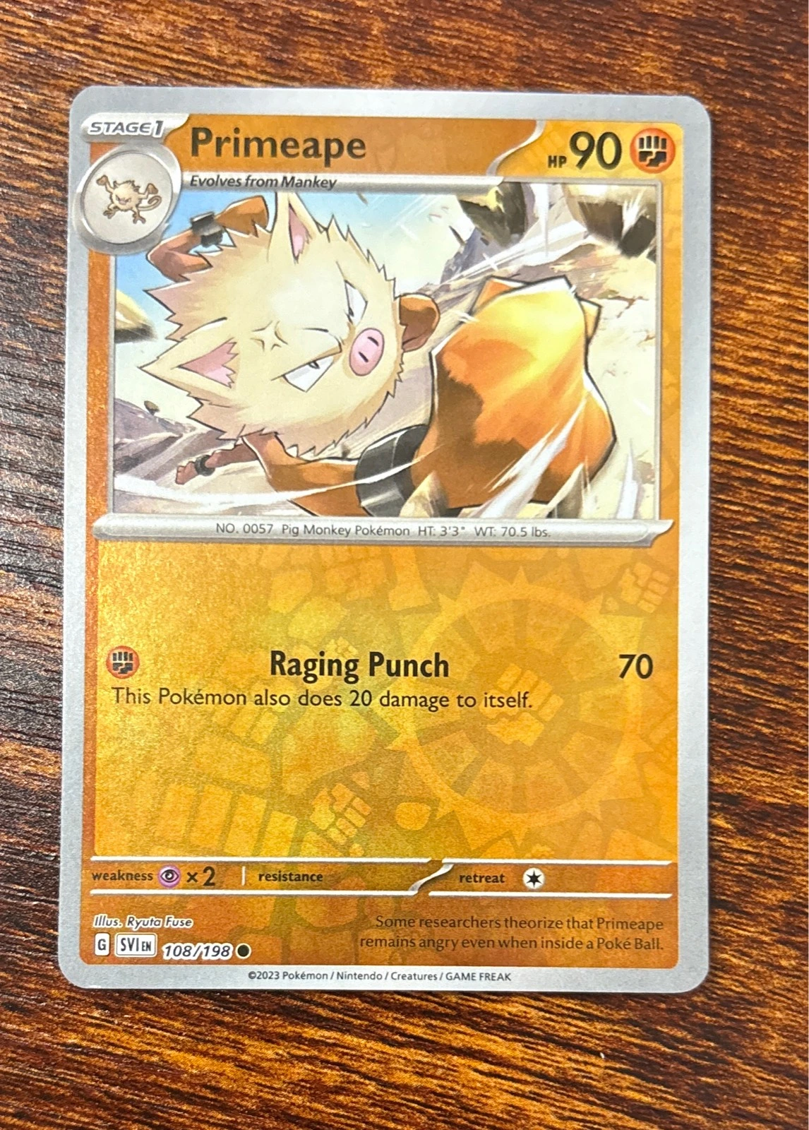 Primeape - Scarlet & Violet #108/198