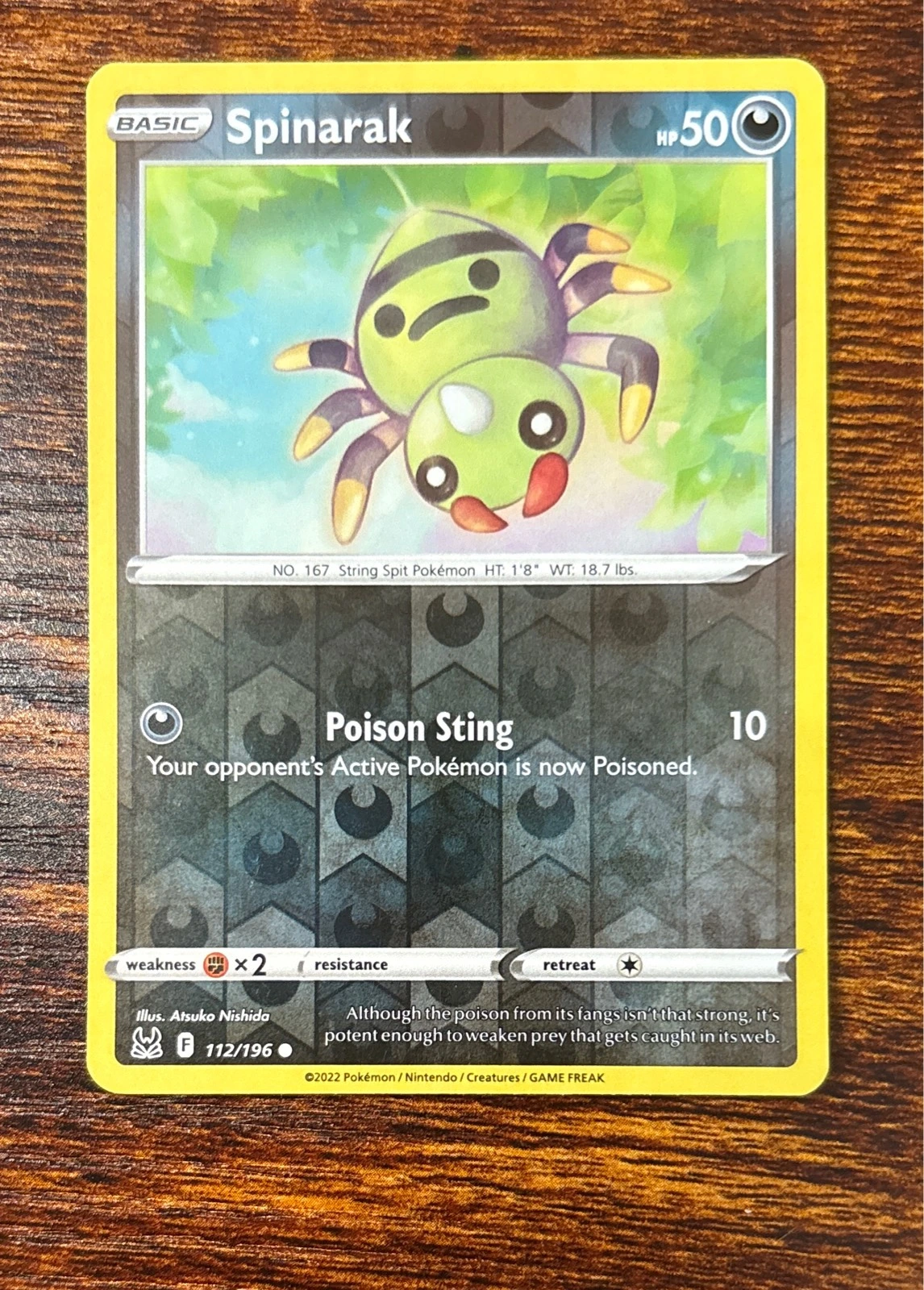 Spinarak - Silver Tempest #112/196