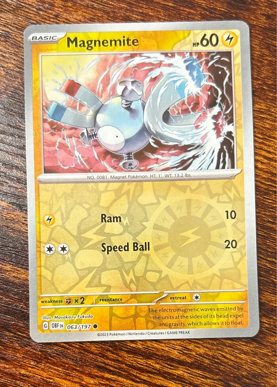 Magnemite - Obsidian Flames #063/197