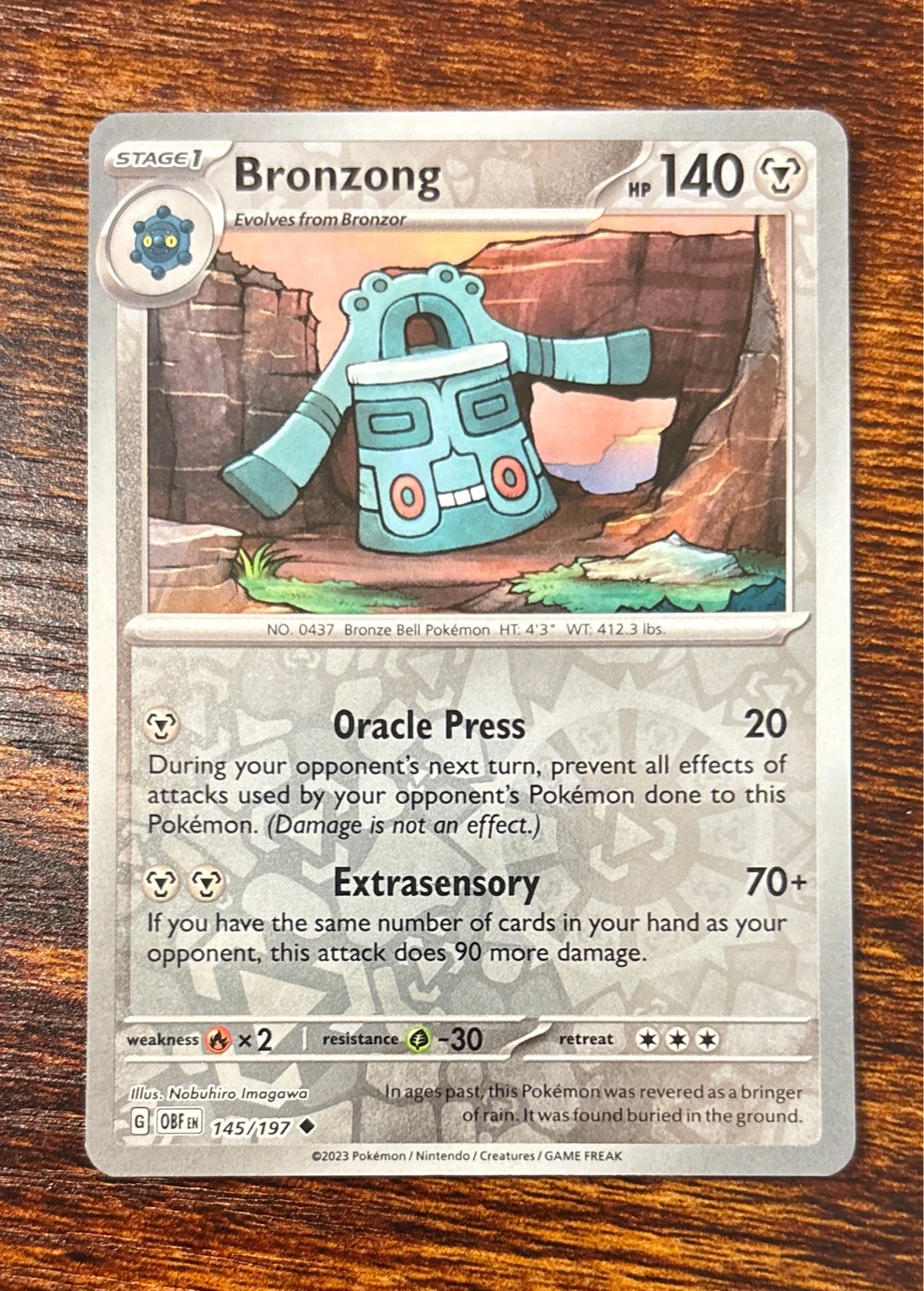 Bronzong - Obsidian Flames #145/197