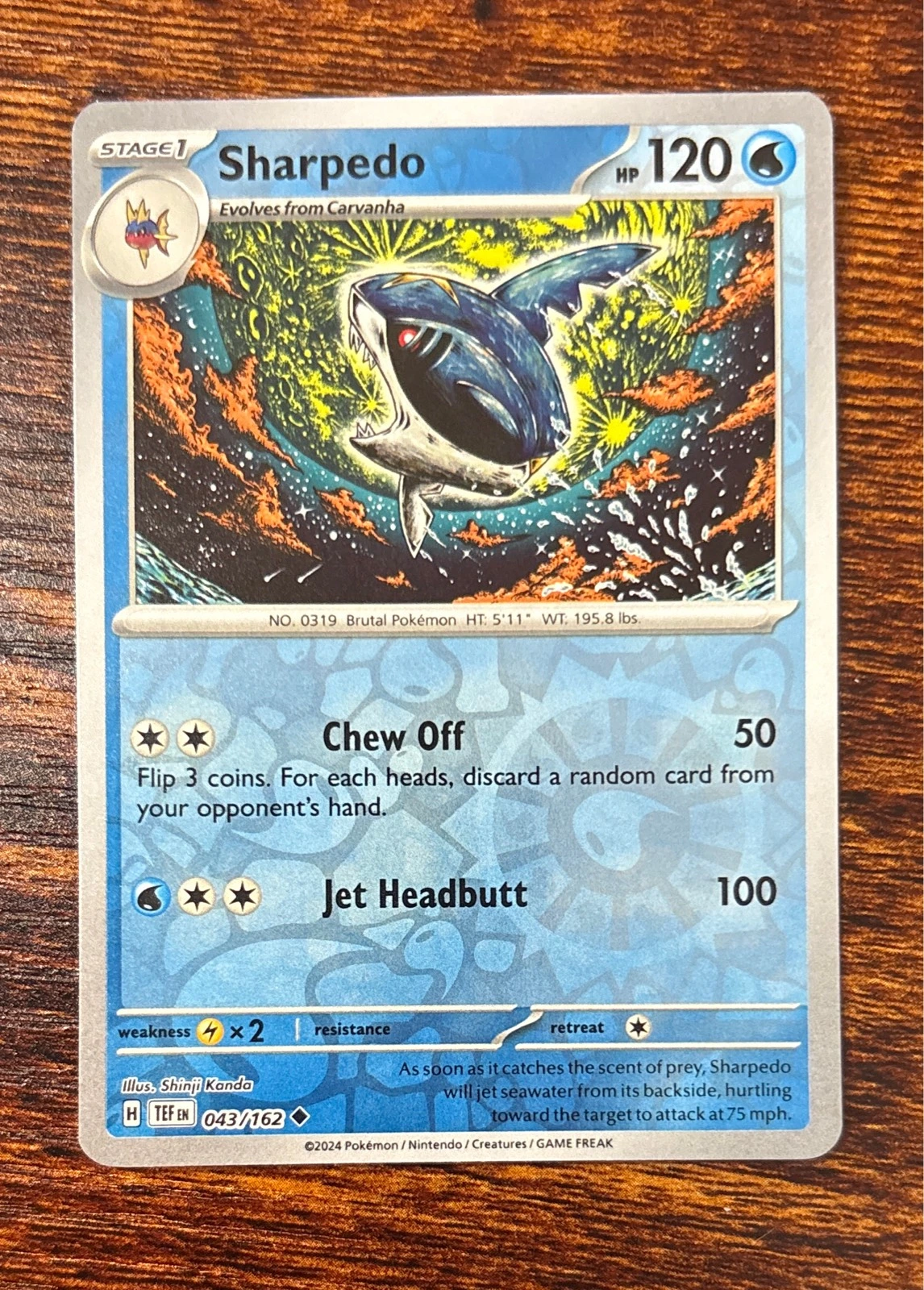Sharpedo - Temporal Forces #043/162
