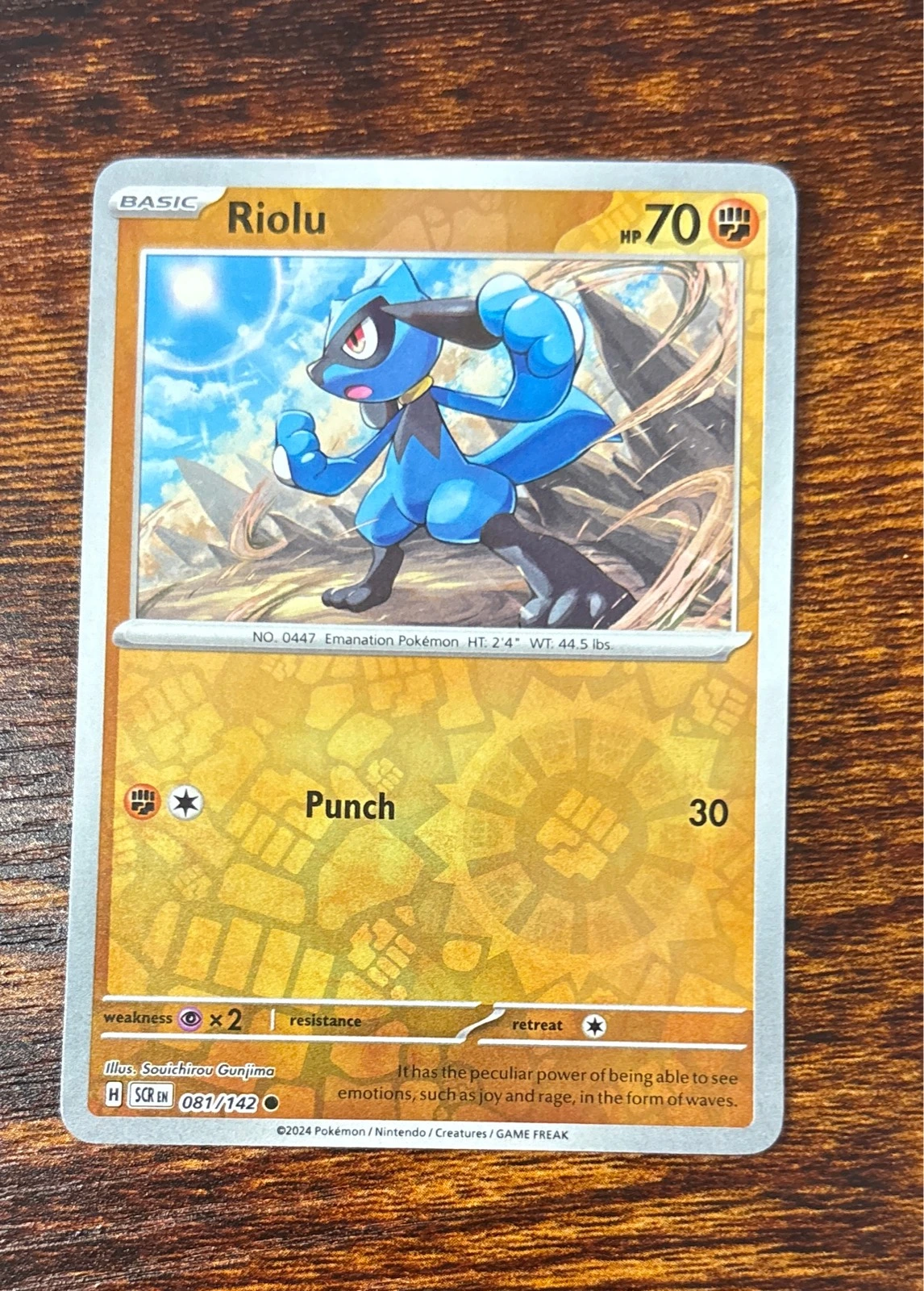 Riolu - Stellar Crown #081/142