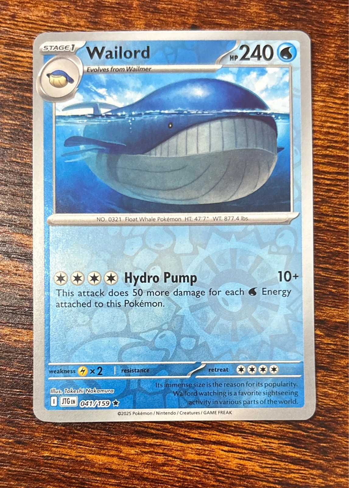 Wailord - Pokémon #041/159